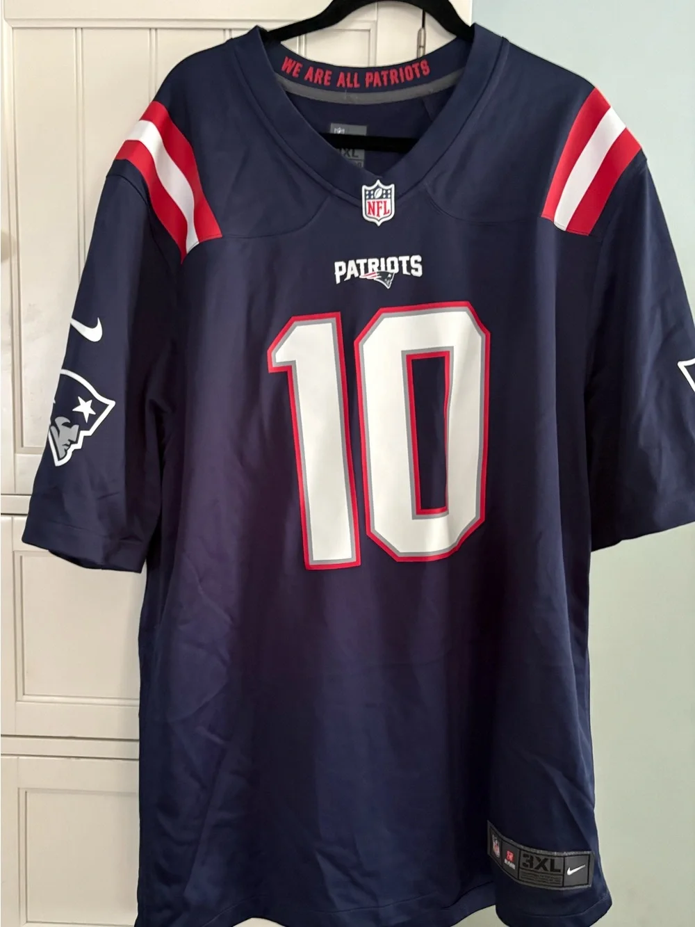 Mac Jones Nike Patriots Jersey XXL 3XL #10